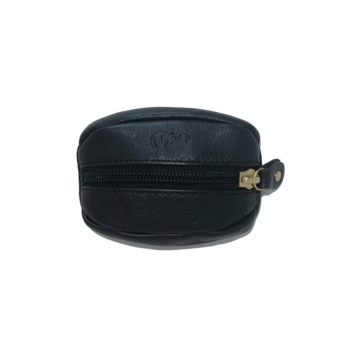 Genuine Leather Compact Travel Change Coin Pouch